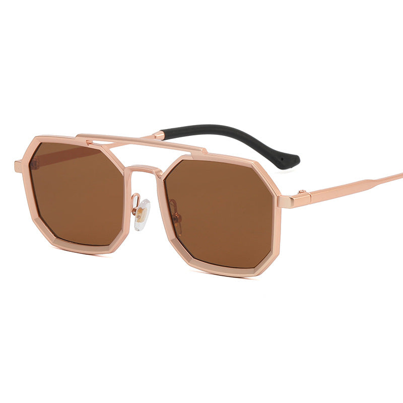Gafas de sol de gran marco de polón steampunk de PC al por mayor